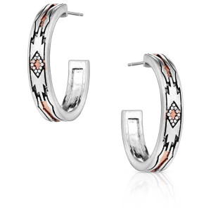Montana Silversmiths Earrings 'Western Sands' Hoop ER6114