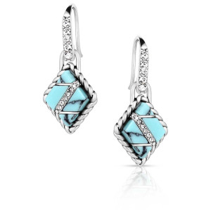 Montana Silversmiths Earrings 'High Noon' Cobblestone ER6127