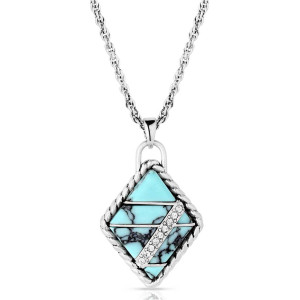 Montana Silversmiths Necklace 'High Noon' Cobblestone NC6127