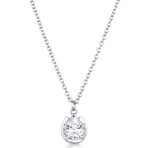 Montana Silversmiths Necklace 'Lucky Trot' Crystal QNC5973