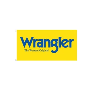 Wrangler 'Logo' Flag Yellow XCP1918FLG