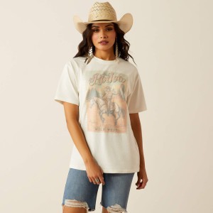 Ariat Women's T-Shirt 'Rodeo' Cloud Dancer 10055140