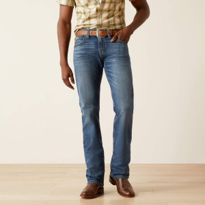 Ariat Men's Jeans M7 'Travis' Straight Leg Slim Fit Heath 10061398
