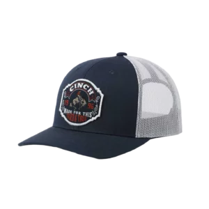 Cinch Cap Trucker 'Logo' 6 Panel Navy MCC0660645 NAV