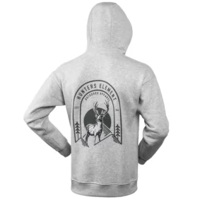 Hunters Element Men's Hoodie 'Outdoors' Grey Marle
