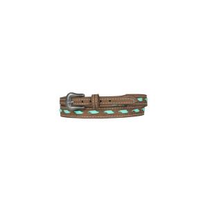 Pure Western Hat Band 'Martine' Tan/Chocolate P5S2944BND