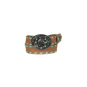 Pure Western Girl's Belt 'Zana' Tan P5S5927BLT