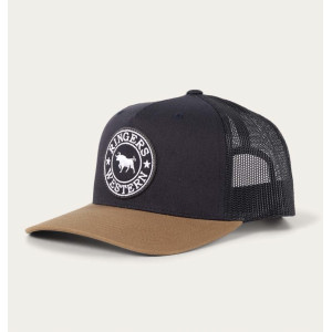 Ringers Western Signature Bull Trucker Cap Dark Navy/Clay