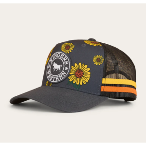 Ringers Western Kid's Trucker Cap 'Sunflower' Black/Multi 325002RW-BLK/MUL