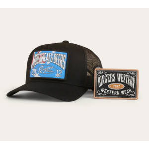 Ringers Western Trucker Cap 'Switcheroo' Black 424042RW-BLK