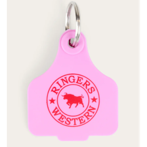 Ringers Western Cattle Tag Pink/Red 420124150-PI/RE