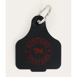 Ringers Western Cattle Tag Black/Red 420124150-BLK/RE