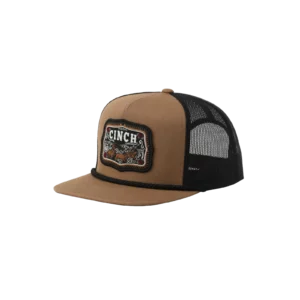 Cinch Cap Trucker 'Western Graphic' Brown MCC0600607 BRN