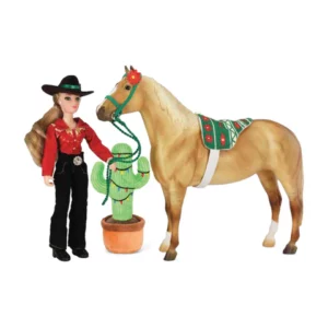 Breyer Traditional 2025 'Holiday Trail Ride' Holiday Play Set TBT1022