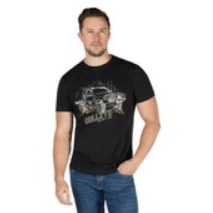 Bullzye Men's T Shirt 'Dusk' Short Sleeve Black B5S1503481