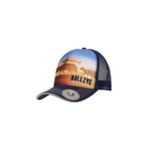 Bullzye Trucker Cap 'Outback' High Profile Navy/Multi B5S1947CAP