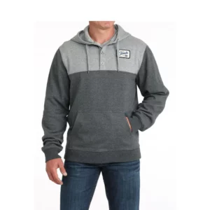Cinch Men's Hoodie Logo Patch Charcoal MWK1917002