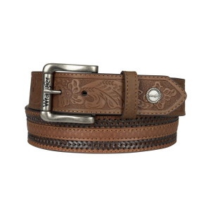 Wrangler Men's Belt 'Knox' Leather Tan X5S1966BLT