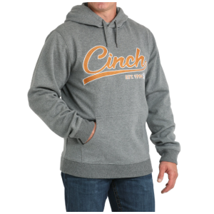 Cinch Men's Hoodie Logo Embroidery Grey MWK1206032