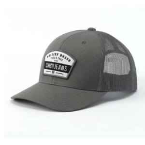 Cinch Cap 'Western Brand' Mesh Back Grey MCC0660647 GRY
