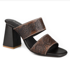 Roper Women's Shoes 'Stella' Tooled Leather Brown 09-021-0946-3715 BR