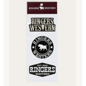 Ringers Western 3 Pack 'Longhorn' Stickers