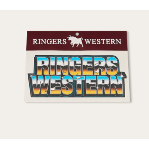 Ringers Western 'Rev Head' Sticker Black