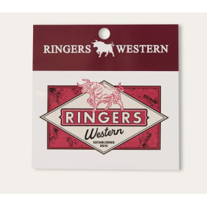 Ringers Western 'Hometown' Sticker Black