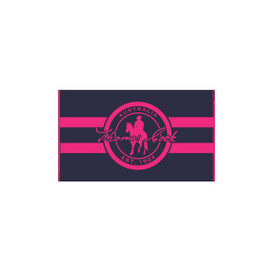 Thomas Cook Towel 'Logo' Navy/Pink Navy/Tan TCP1900TWL