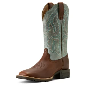Ariat Women's Boots 'Hybrid Ranchwork' Peanut/Worn Denim 10064003