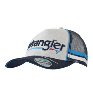 Wrangler Trucker Cap 'Finlay' Grey Marle/Navy