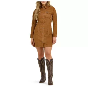 Wrangler Women's Dress 'Punchy' Corduroy Whiskey 112367335