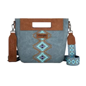 Wrangler Bag 'Inez' Embroidery Blue/Natural X5S2948BAG