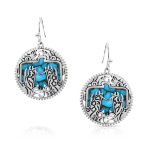 Montana Silversmiths Earrings 'Strength Of The Thunderbird' ER6184