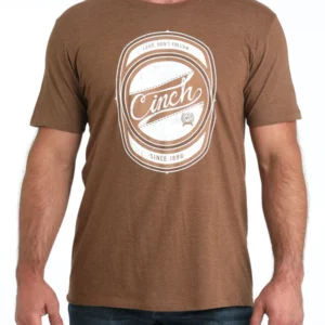 Cinch Men's T-Shirt 'Lead Don't Follow' Brown MTT1690694 BRN