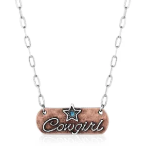 Montana Silversmiths Bar Necklace 'Rustic Cowgirl' NC6204