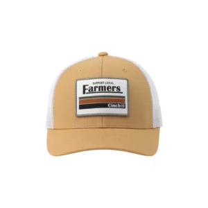 Cinch Cap Trucker 'Support Local Farmers' Brown MCC0660648