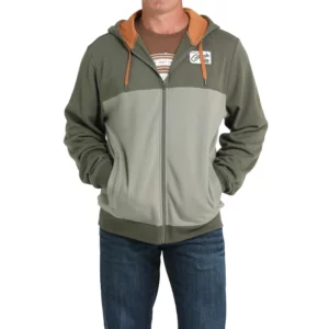 Cinch Men's Hoodie Full Zip Olive MWK1933001 OLV