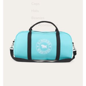 Ringers Western 'Gundagai' Duffle Bag Turquoise/Black