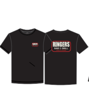 Ringers Western Men's T Shirt 'Grill' Loose Fit Black