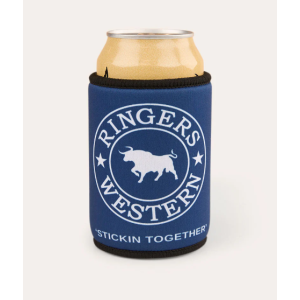 Ringers Western 'Magnetic' Stubby Cooler Navy/Black/Burgundy