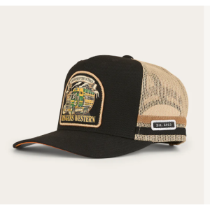 Ringers Western Trucker Cap 'Workhorse' Deep Fit Black or Rust