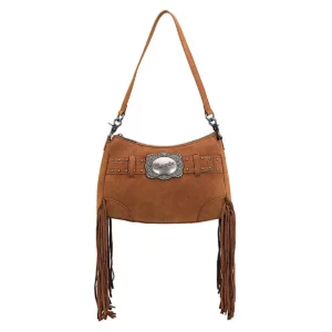 Wrangler Shoulder Bag 'Feature Buckle' Tan X5S2938BAG