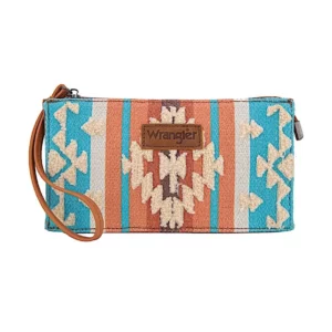 Wrangler Wristlet Purse 'Cilia Aztec' Tan X5S2944WLT