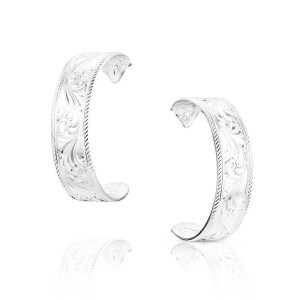 Montana Silversmiths Hoop Earrings 'Out West' ER6063