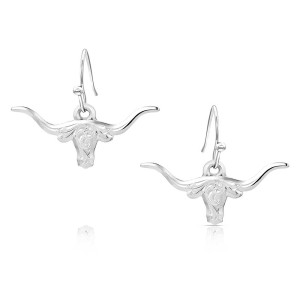 Montana Silversmiths Earrings 'Out West Longhorn' ER6139