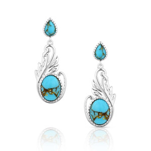 Montana Silversmiths Earrings 'Turquoise Breeze' ER6194