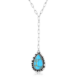 Montana Silversmiths Necklace 'Prickly Pear' Turquoise NC6126