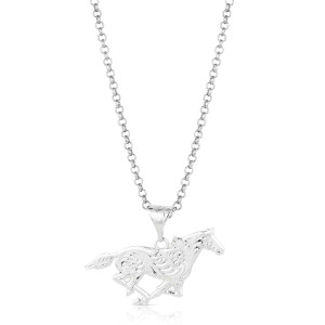 Montana Silversmiths Necklace 'Out West Running Horse' NC6136