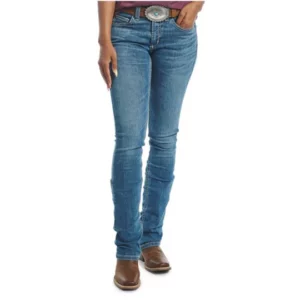 Justin Women's Jeans 'A3 1879' Mid Rise Bootcut Light Blue JJA3-LB